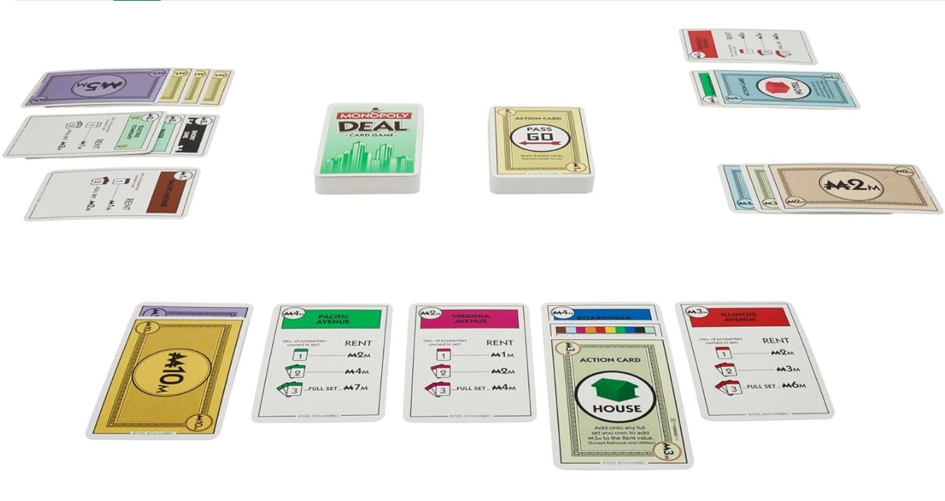 Hasbro Monopoly Deal Card Game - Hasbro Game Monopoly review and price