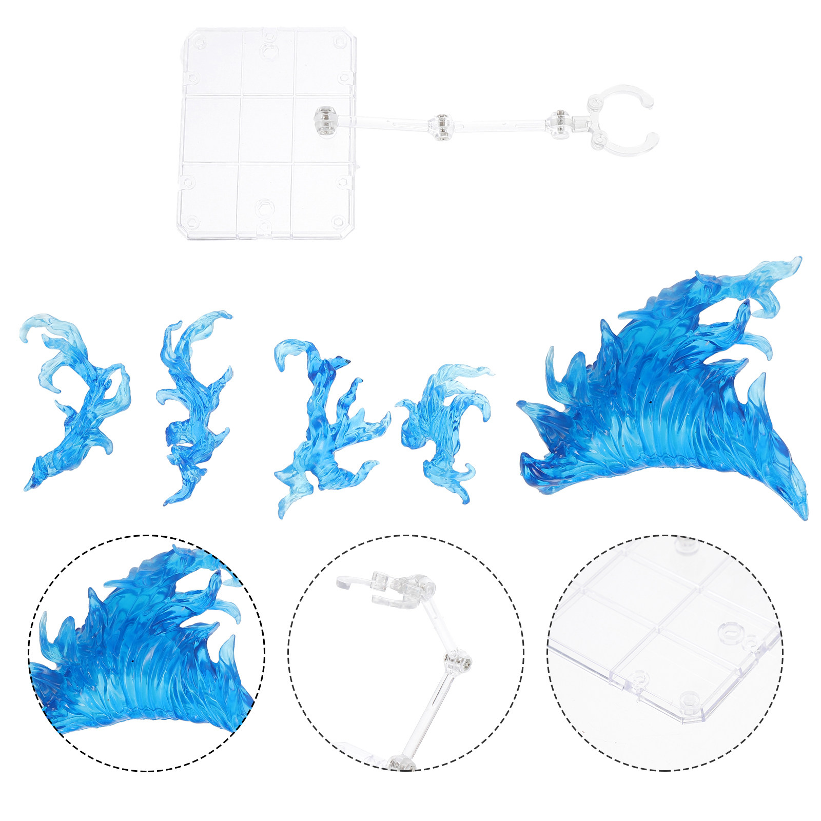 1Set Flame Effect Action Figur - Action Figure Stand review and price