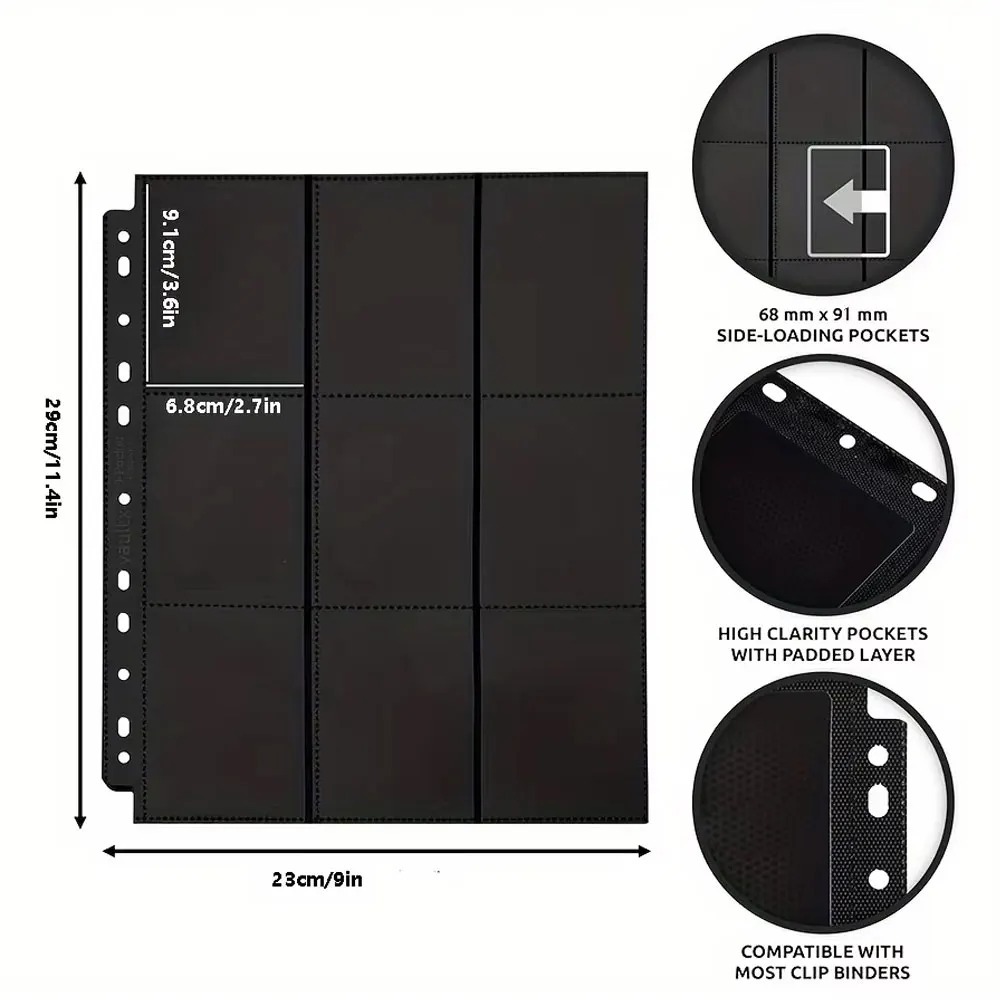 10Pack Black 9-Pocket A4 Tradi - Trading Card Binder review and price