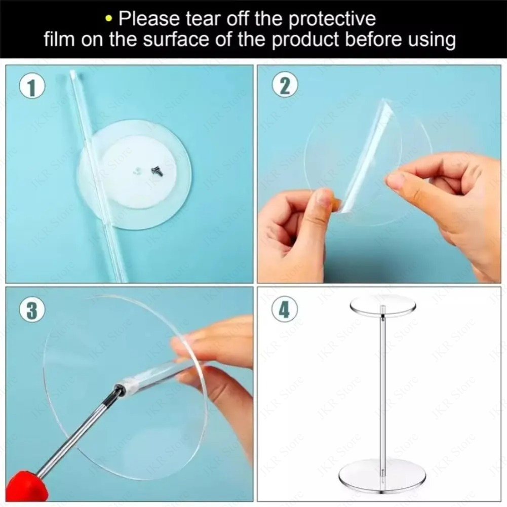 Easy to Clean Acrylic Display  - Display Risers Set review and price